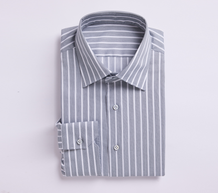 Cool Grey Stripe Shirt - SH015