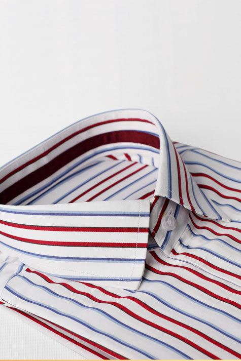 Red and Blue Stripe Shirt