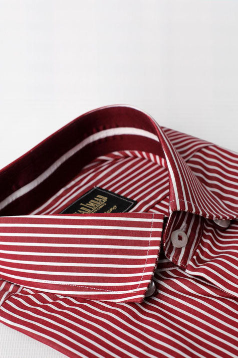 Red and White Stripe Shirt