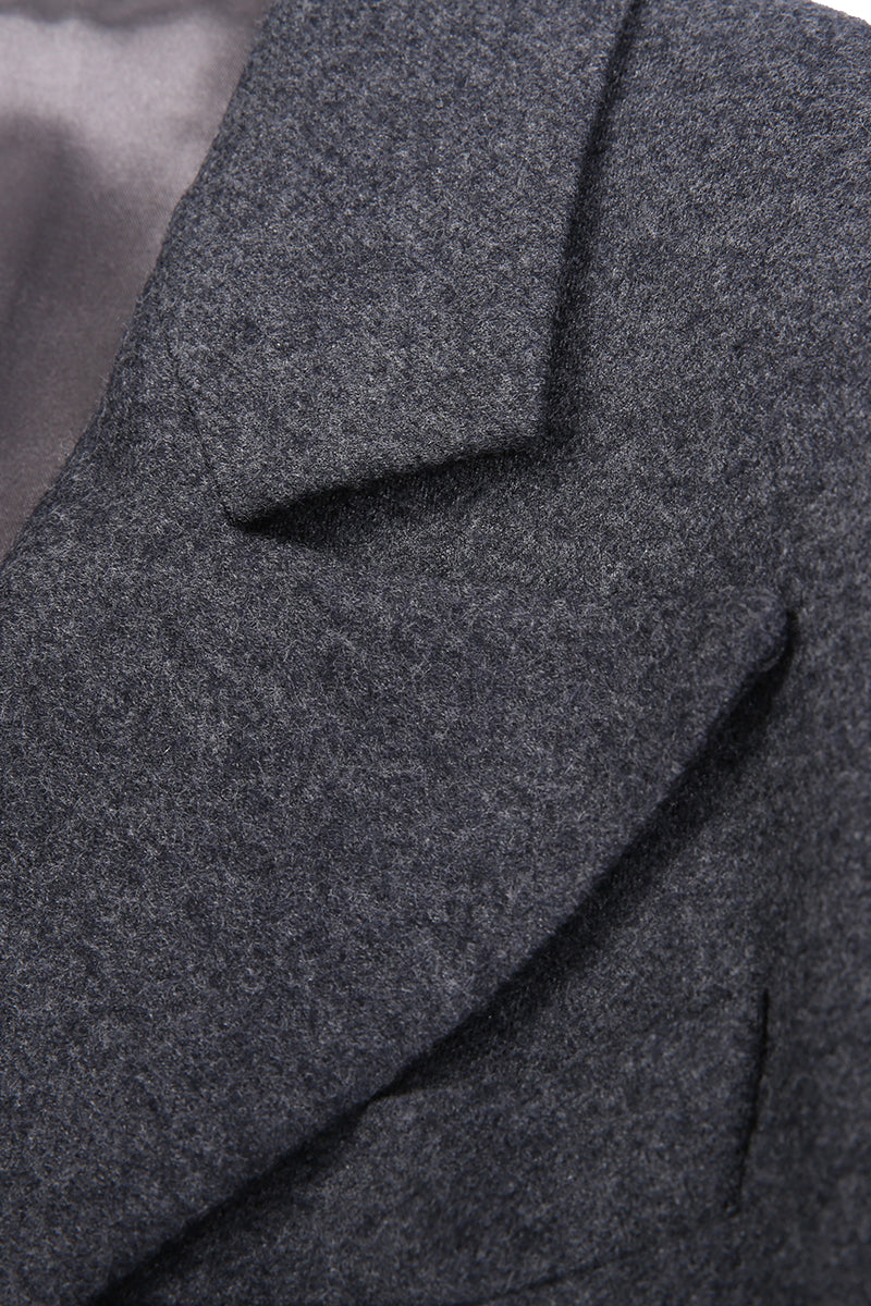 Dark Grey Woolen Suit