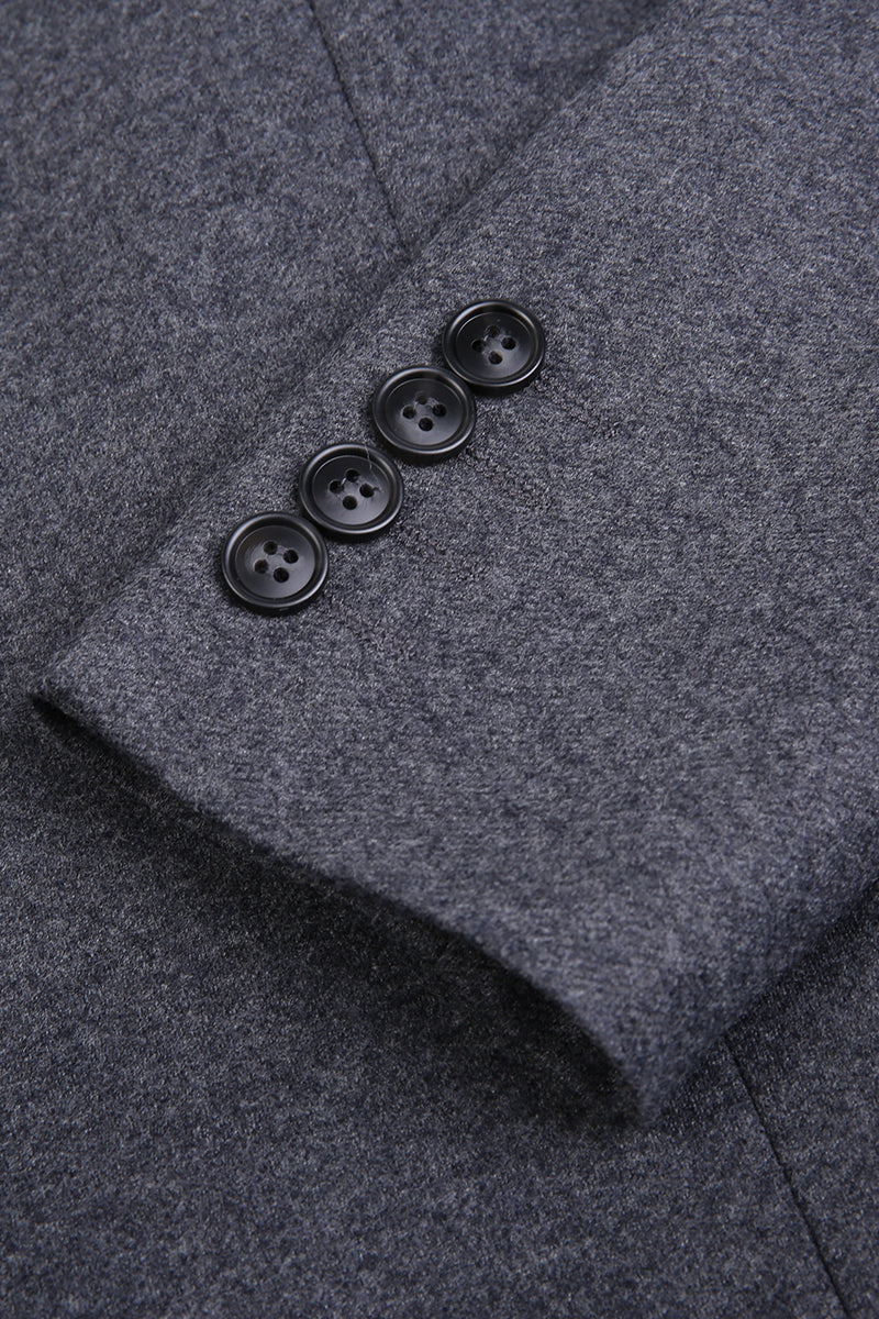 Dark Grey Woolen Suit