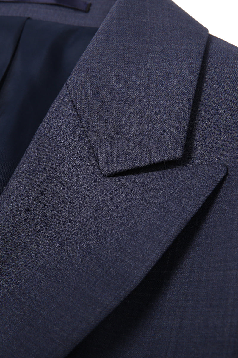 Blue Double Button Suit