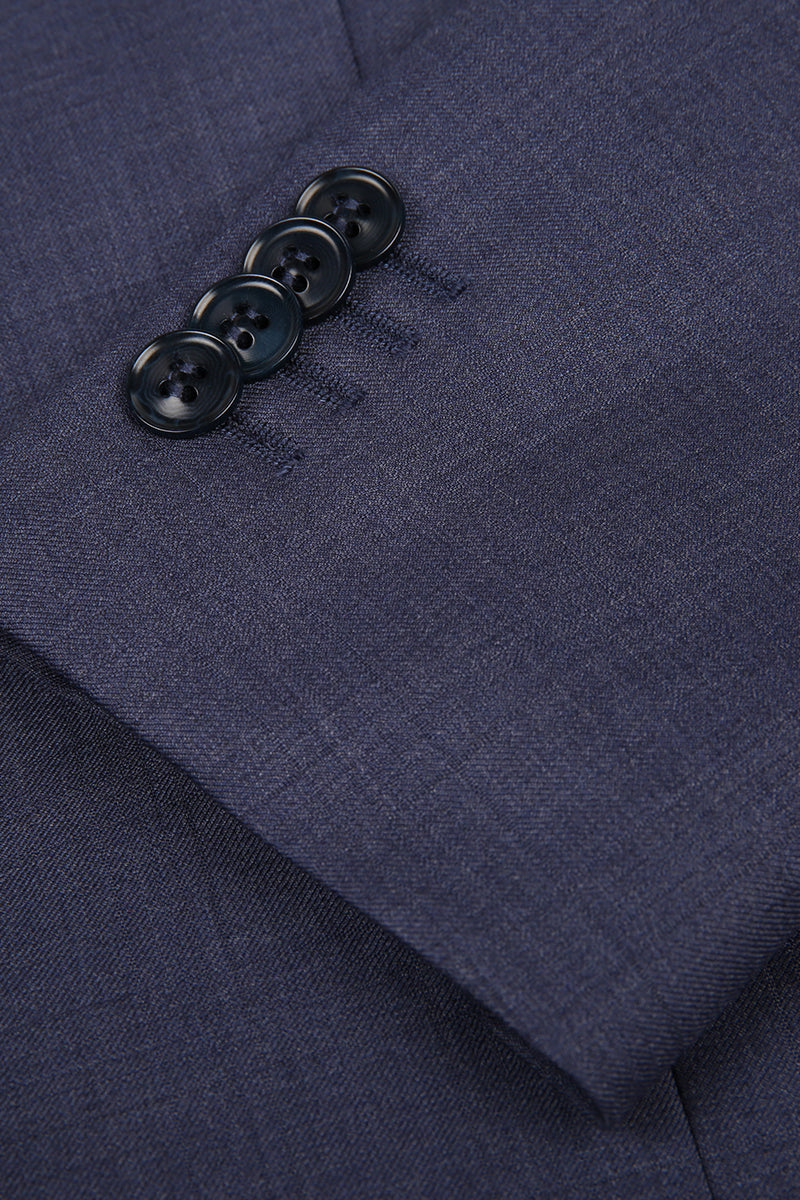 Blue Double Button Suit