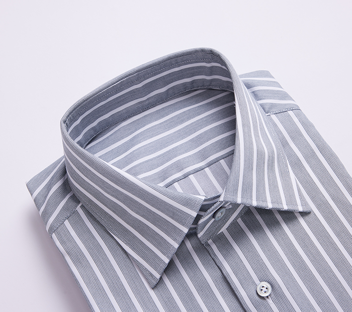 Cool Grey Stripe Shirt - SH015