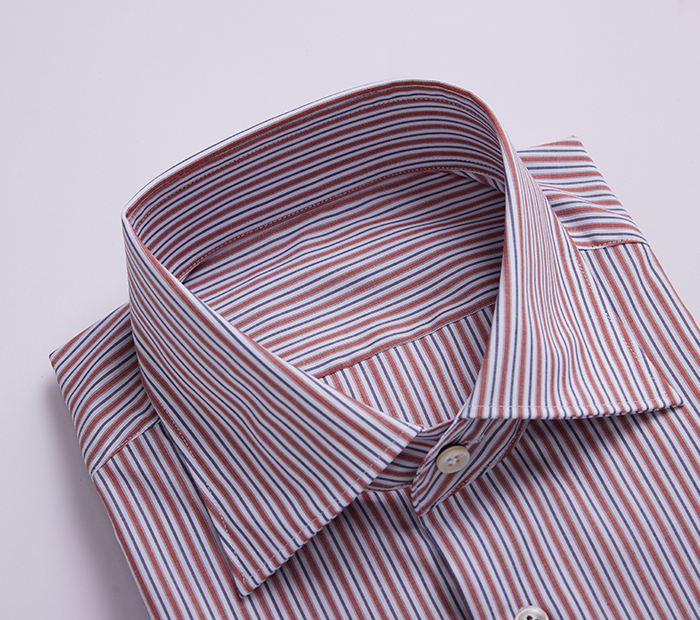 Copper Rust Stripe Fromal Shirt - SH007