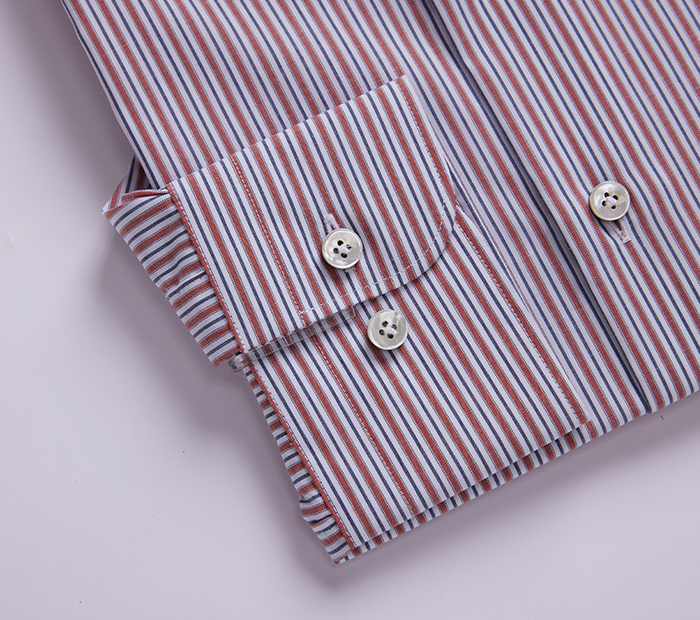 Copper Rust Stripe Fromal Shirt - SH007