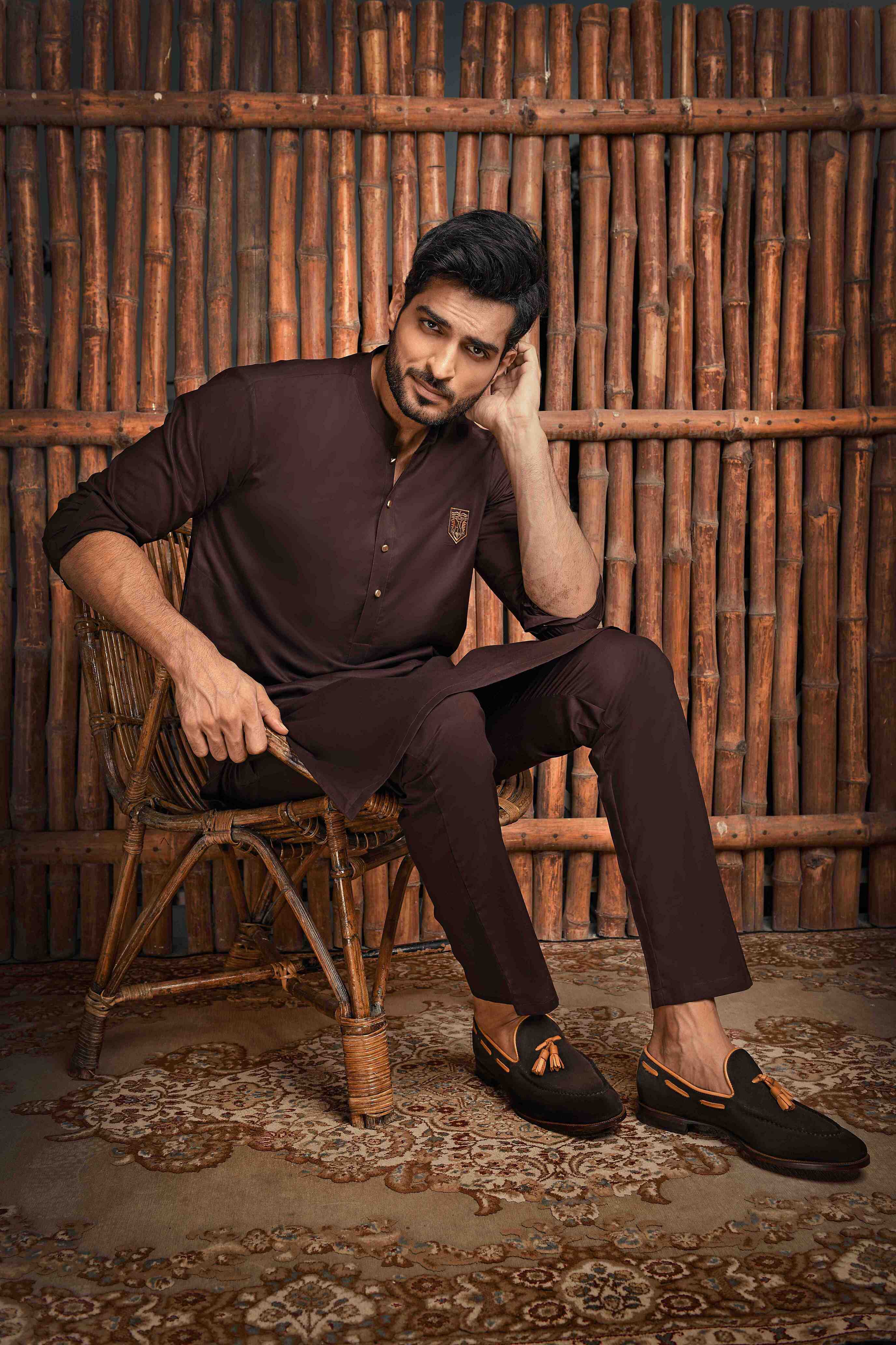 Brown Kurta Pajama online in Pakistan