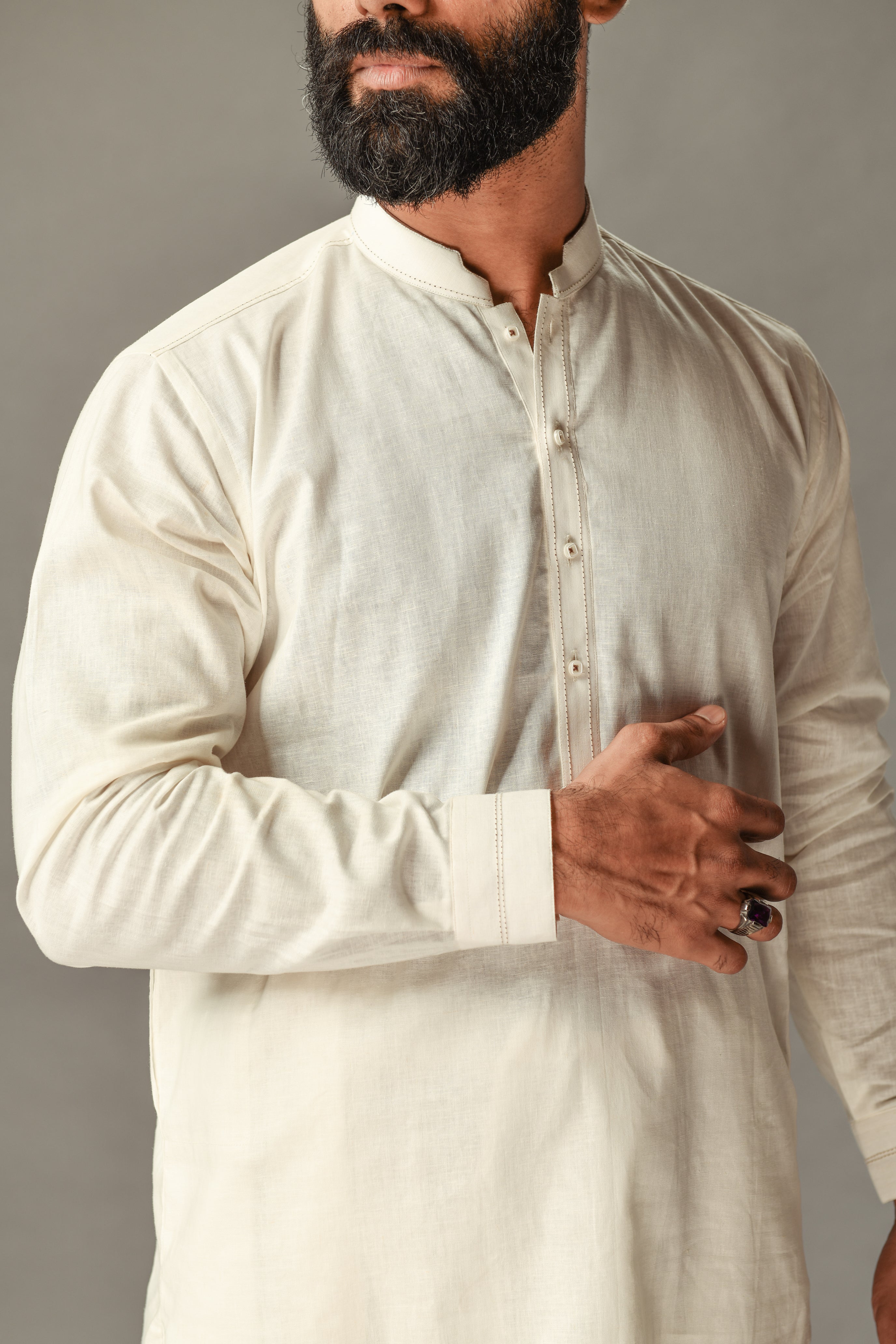 Pure white  Kurta - Occasions 21