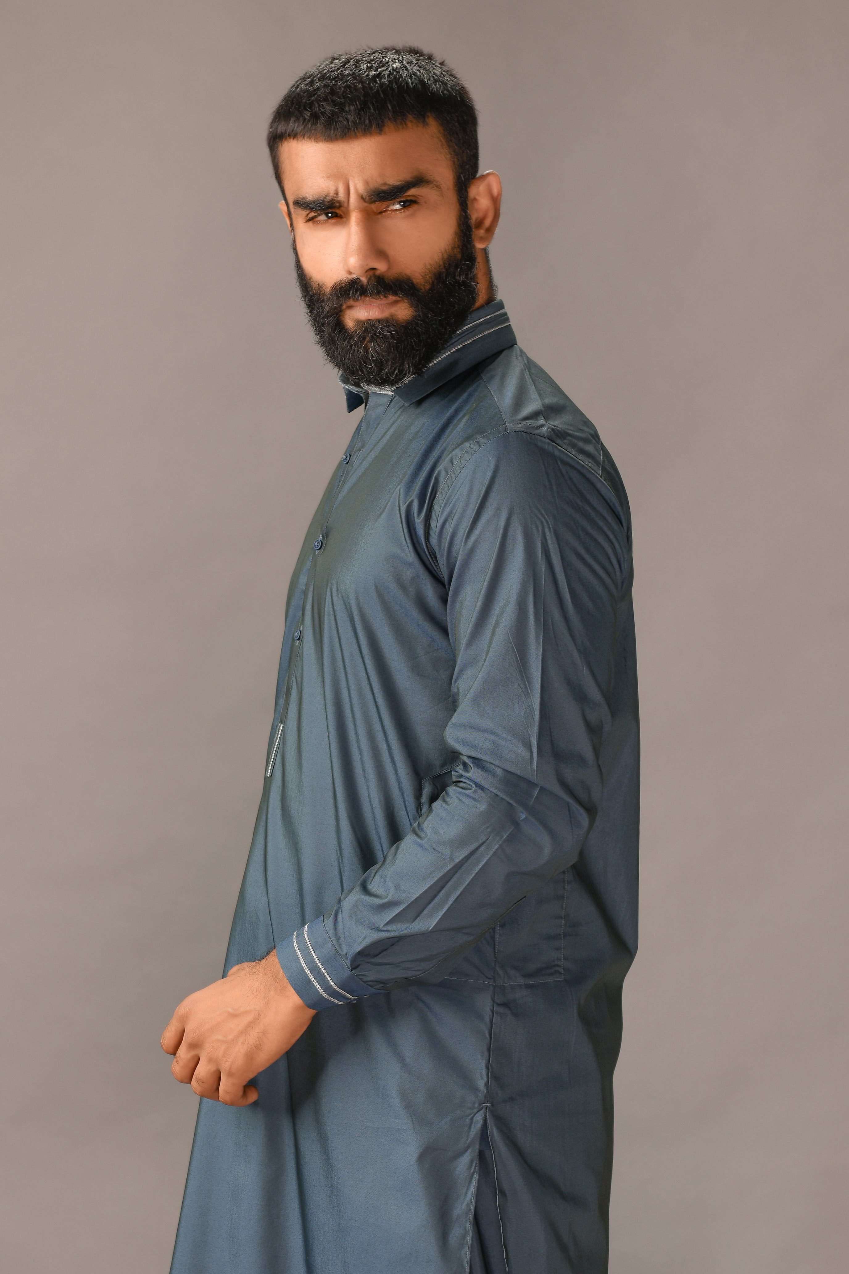 Grayish Kurta Shalwar  Occasions 21