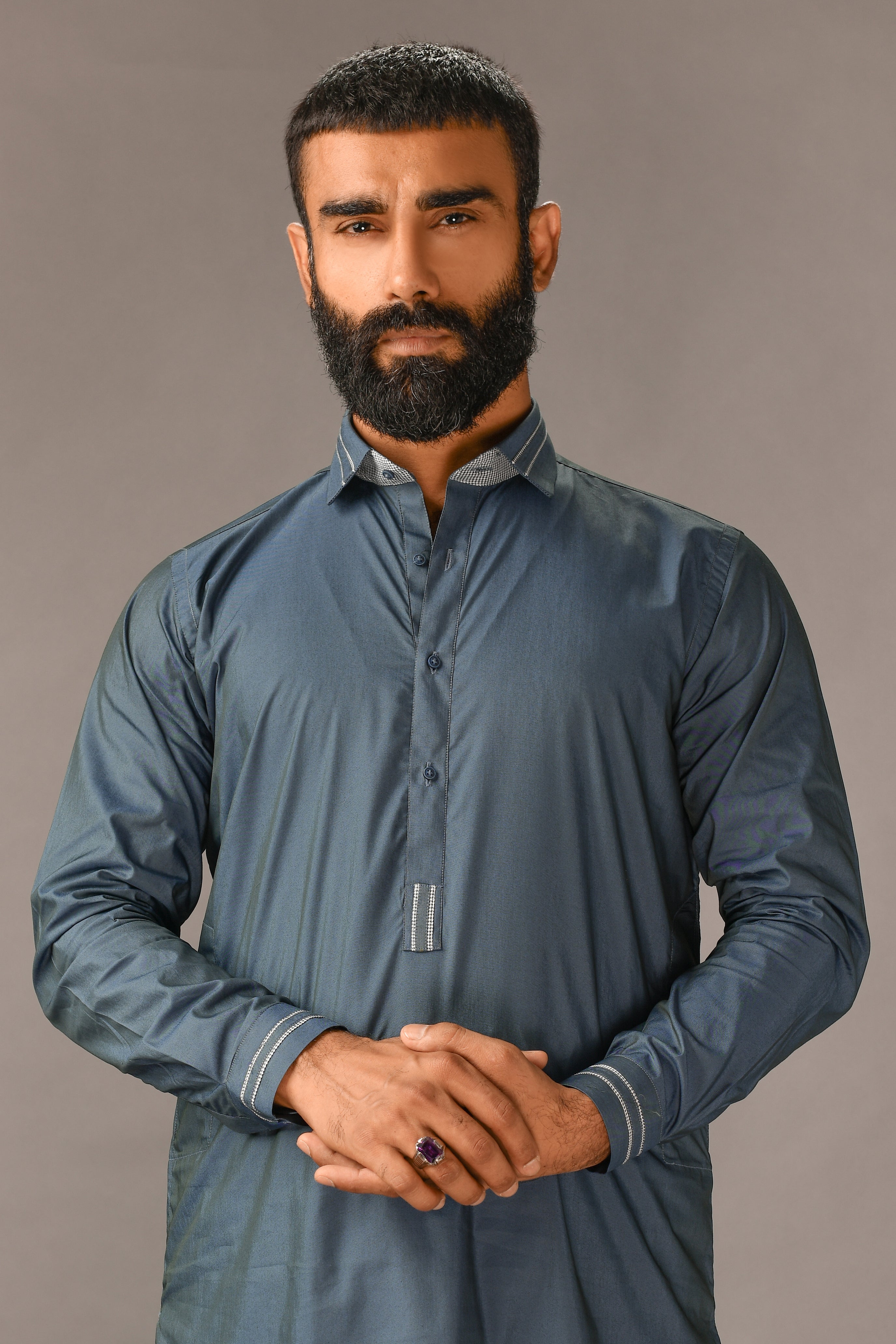 Grayish Kurta Shalwar  Occasions 21