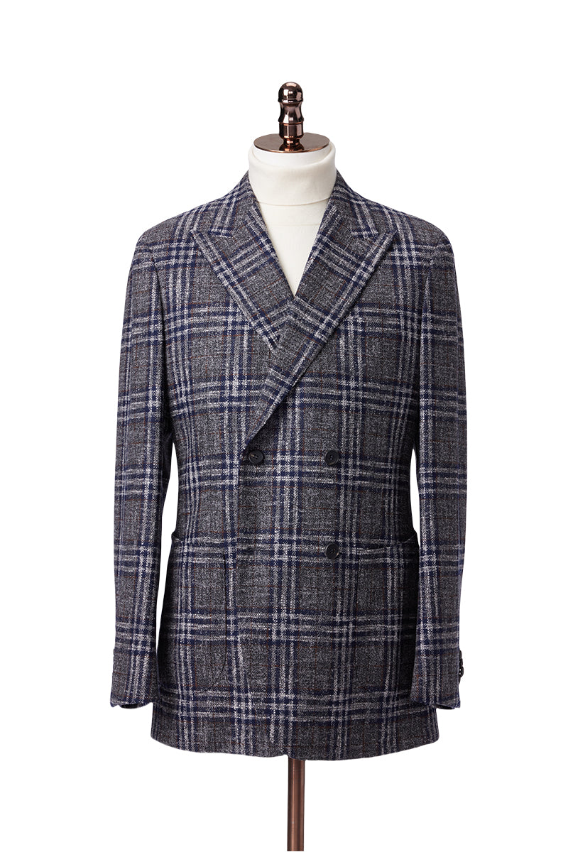 Iridium Grey Check Jacket