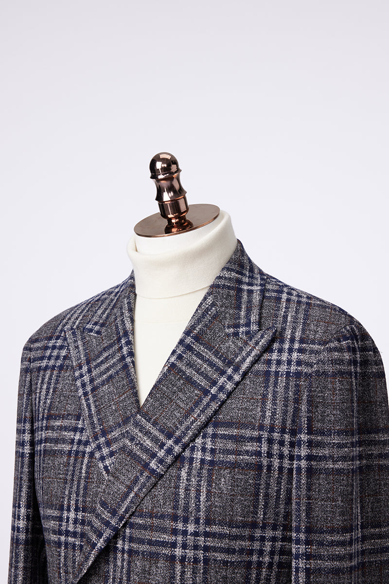 Iridium Grey Check Jacket in Pakistan