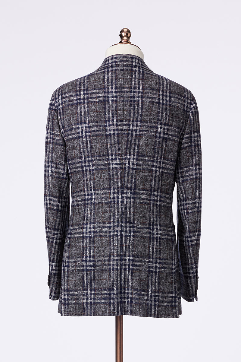 Iridium Grey Check Jacket in Pakistan