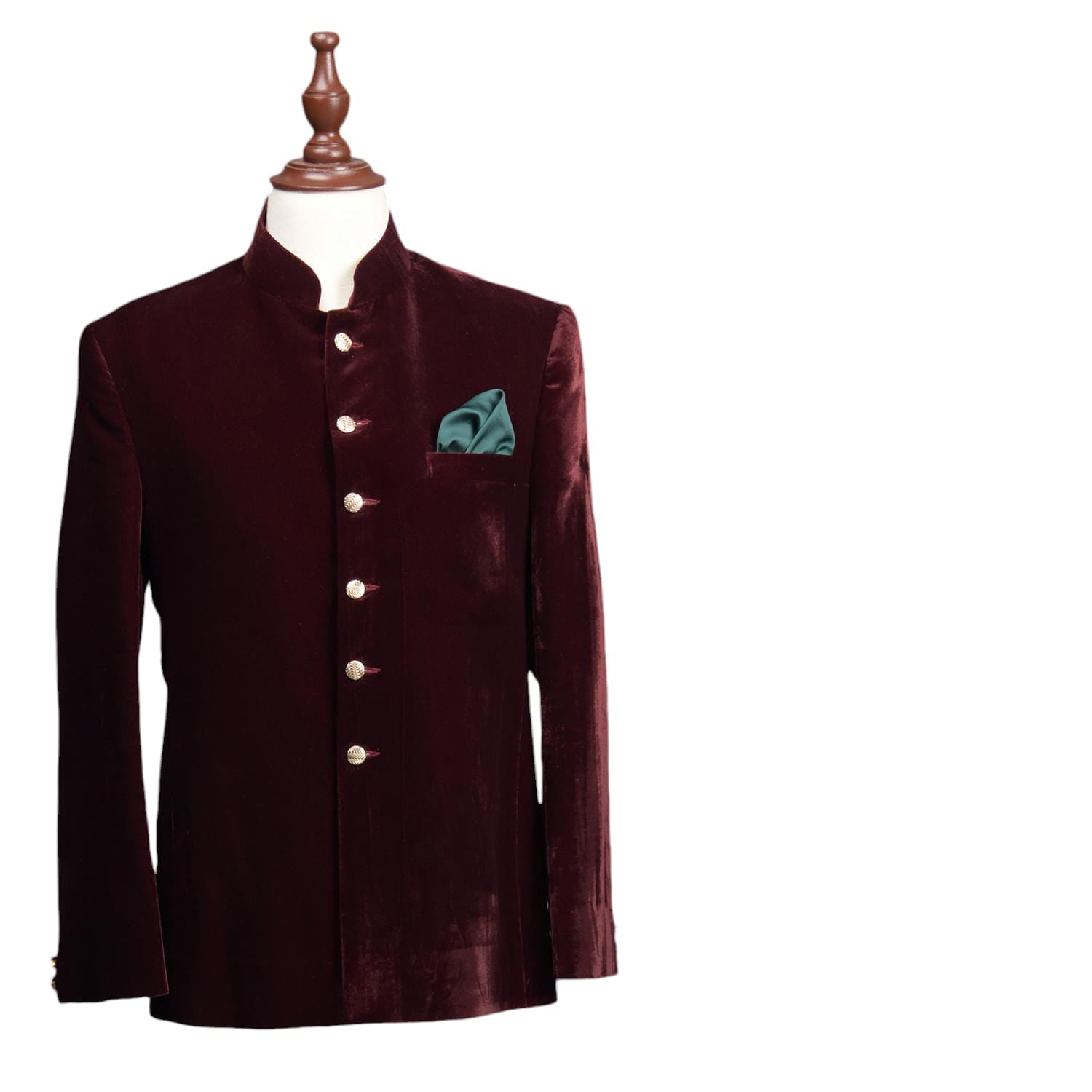 Velvet Maroon Prince Coat